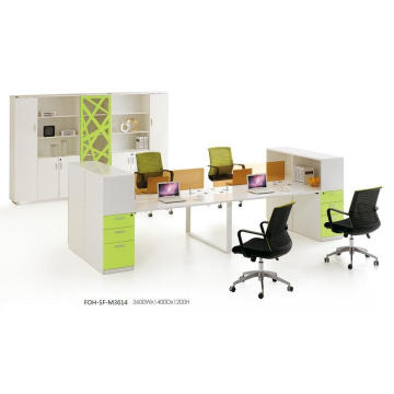 Mesa de estação de trabalho com design exclusivo com 4 lugares (FOH-SF-M3614)